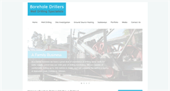 Desktop Screenshot of boreholedrillers.co.uk
